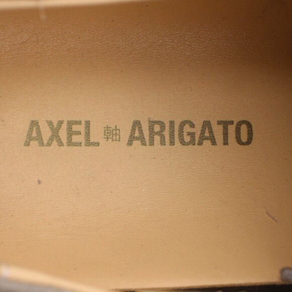 Axel Arigato Gray Leather Sneakers Men's Size US 7.5 Casual Shoes Lace Up - Picture 10 of 11